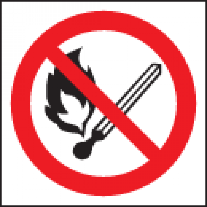 Р02.Запрещается пользоваться открытым огнем и курить. 
