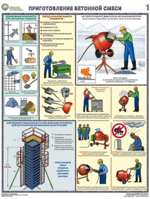 Сэ.Безопасность бетонных работ на стройплощадке 